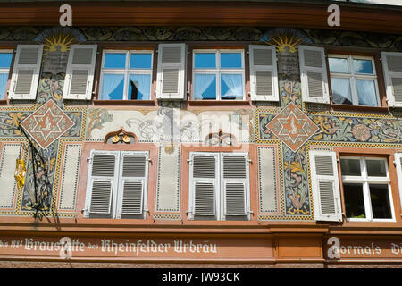 Vecchia casa di Rheinfelden, Svizzera Foto Stock