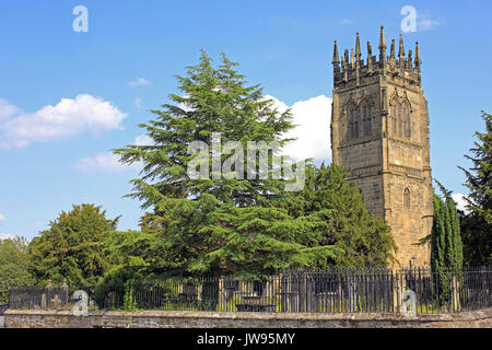 Chiesa di tutti i santi, Onchan, Galles Foto Stock