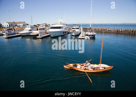 Punto Hudson, Marina Port Townsend, nello Stato di Washington, USA, America Foto Stock