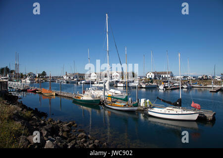 Punto Hudson, Marina Port Townsend, nello Stato di Washington, USA, America Foto Stock