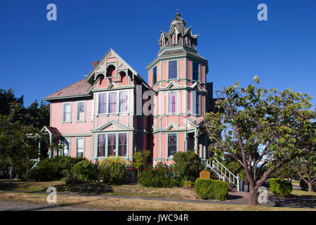 George Starret house (1889), casa Vittoriana, ora Ann Starrett Mansion Hotel boutique, Port Townsend, nello Stato di Washington, USA, America Foto Stock
