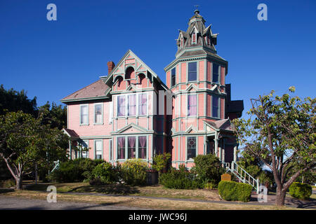George Starret house (1889), casa Vittoriana, ora Ann Starrett Mansion Hotel boutique, Port Townsend, nello Stato di Washington, USA, America Foto Stock