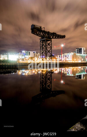 Sul fiume Clyde Foto Stock
