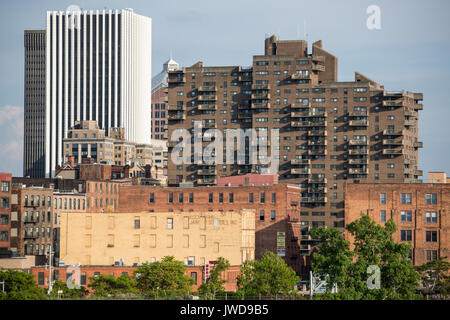 Edifici alti in downtown Rochester New York Foto Stock