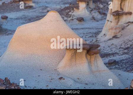 Bisti/De-Na-Zin Deserto vicino a Farmington, Nuovo Messico, STATI UNITI D'AMERICA Foto Stock