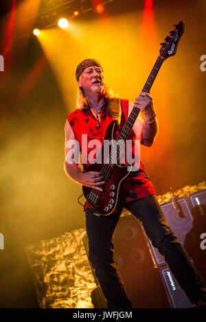 Assago (MI), Italia 27 di Giugno 2017 Deep Purple esegue live al Mediolanum Forum di Assago, Milano. © Davide Merli / Alamy Live News Foto Stock