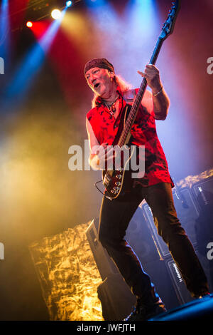 Assago (MI), Italia 27 di Giugno 2017 Deep Purple esegue live al Mediolanum Forum di Assago, Milano. © Davide Merli / Alamy Live News Foto Stock