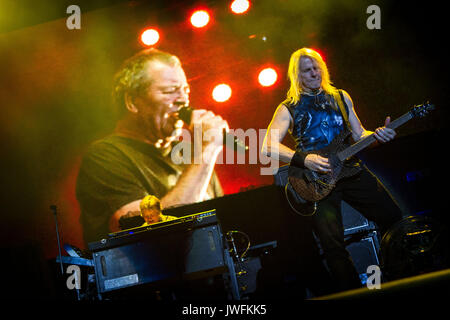 Assago (MI), Italia 27 di Giugno 2017 Deep Purple esegue live al Mediolanum Forum di Assago, Milano. © Davide Merli / Alamy Live News Foto Stock