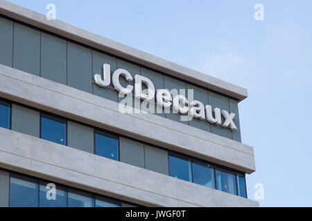 Agosto 11, 2017. Petach Tikva Israele. JCD Decaux sede in Israele. Foto Stock