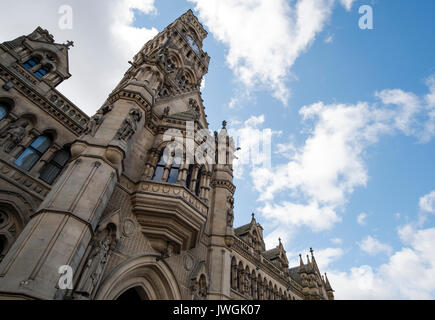 La meravigliosa città di Bradford, West Yorkshire, shot nell'estate del 2017 Foto Stock