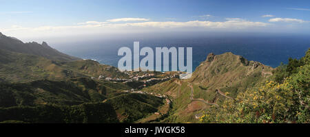 Macizo de Anaga, Tenerife, Isole canarie, Spagna Foto Stock