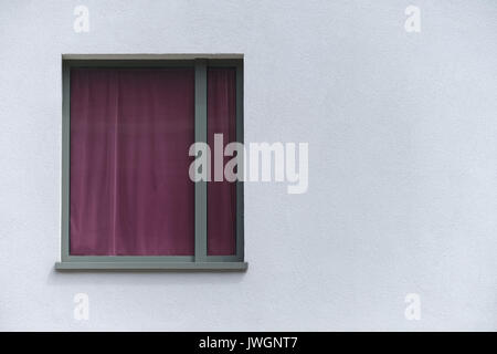 Un abstract di close-up di una sezione di un edificio moderno. Foto Stock