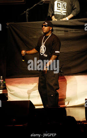 Rapper Young Jeezy esegue il Tour più ricercato d'America Gibson Amphitheatre di Los Angeles. Foto Stock