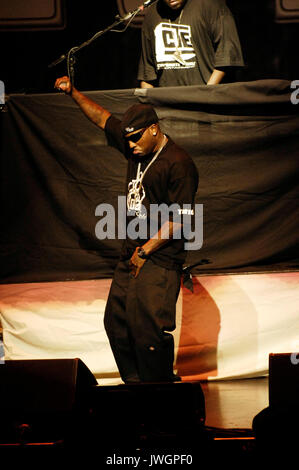 Rapper Young Jeezy esegue il Tour più ricercato d'America Gibson Amphitheatre di Los Angeles. Foto Stock