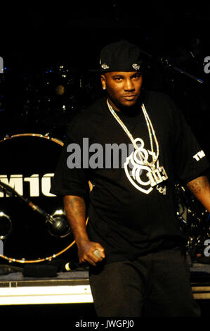 Rapper Young Jeezy esegue il Tour più ricercato d'America Gibson Amphitheatre di Los Angeles. Foto Stock