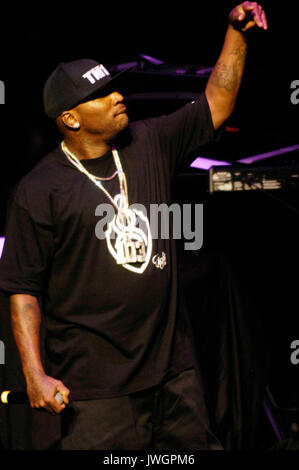 Rapper Young Jeezy esegue il Tour più ricercato d'America Gibson Amphitheatre di Los Angeles. Foto Stock