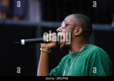 Il MOS Def esegue 2007 rock festival di campane di San bernardino,ca Foto Stock