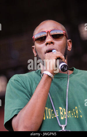 Il MOS Def esegue 2007 rock festival di campane di San bernardino,ca Foto Stock