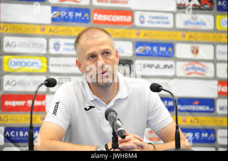 Edward iordanescu, il capo allenatore del fc astra giurgiu - liga 1 (rumeno Football League uno) Gioco tra fc voluntari - fc astra giurgiu, foto: cronos/cristian stavri, Ploiesti, 24.Luglio.2017 Foto Stock