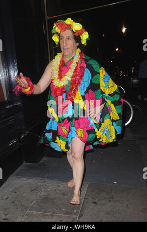 Londra, Regno Unito. 11 agosto 2017. Philip Salon avvistato al Chiltern Firehouse di Londra l'11 agosto 2017 Credit: Alamy Live News Foto Stock