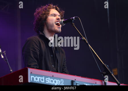 Rochdale, Regno Unito. 12 Agosto, 2017. Pacific eseguire presso il feelgood festival in Rochdale, 12 Agosto, 2017 (C)Barbara Cook/Alamy Live News Credito: Barbara Cook/Alamy Live News Foto Stock