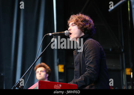 Rochdale, Regno Unito. 12 Agosto, 2017. Pacific eseguire presso il feelgood festival in Rochdale, 12 Agosto, 2017 (C)Barbara Cook/Alamy Live News Credito: Barbara Cook/Alamy Live News Foto Stock