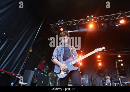 Rochdale, Regno Unito. 12 Agosto, 2017. Pacific eseguire presso il feelgood festival in Rochdale, 12 Agosto, 2017 (C)Barbara Cook/Alamy Live News Credito: Barbara Cook/Alamy Live News Foto Stock