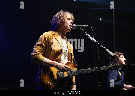 Rochdale, Regno Unito. 12 Agosto, 2017. Eseguire Razorlight al feelgood festival in Rochdale, 12 Agosto, 2017 (C)Barbara Cook/Alamy Live News Credito: Barbara Cook/Alamy Live News Foto Stock