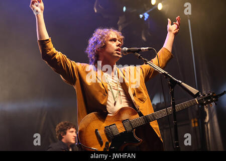 Rochdale, Regno Unito. 12 Agosto, 2017. Eseguire Razorlight al feelgood festival in Rochdale, 12 Agosto, 2017 (C)Barbara Cook/Alamy Live News Credito: Barbara Cook/Alamy Live News Foto Stock