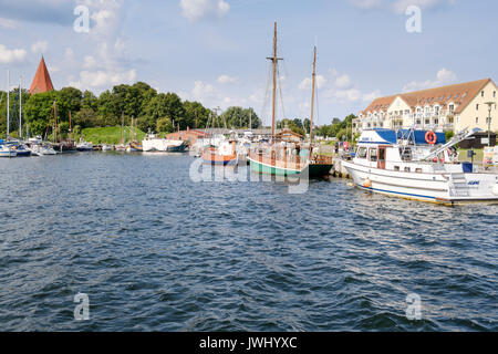 Kirchdorf Harbour, Poel, Meclenburgo-Pomerania Occidentale, Germania Foto Stock