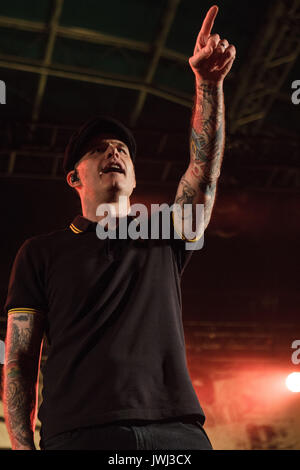 Sesto San Giovanni (Mi), Italia 11 luglio 2017 Dropkick Murphys si esibisce dal vivo a carroponte, Sesto San Giovanni. © Davide Merli / Alamy Live News Foto Stock