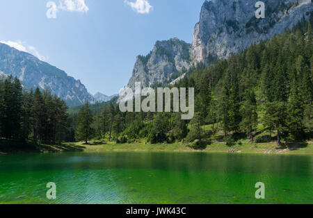 L'incredibile Lago Verde in Austria Foto Stock