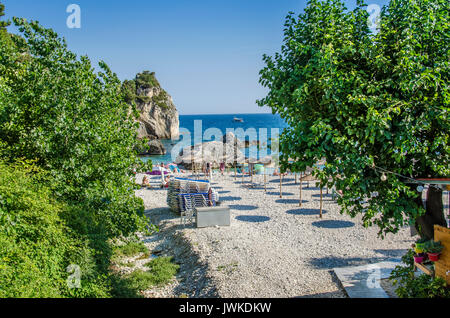Spiaggia Krioneri - Parga, Grecia Foto Stock
