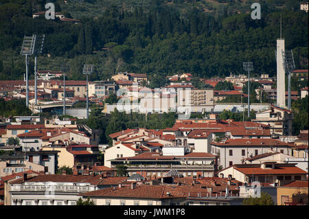 Stadio comunale Artemio Franchi home di ACF Fiorentina in Firenze, Toscana, Italia. 7 agosto 2016 © Wojciech Strozyk / Alamy Stock Photo *** cappuccio locale Foto Stock