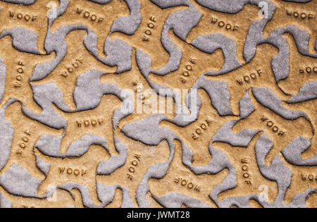 Fare in casa cane tratta nella forma di un osso. Foto Stock