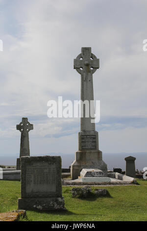 Flora macdonalds grave sull'isola di Skye Foto Stock