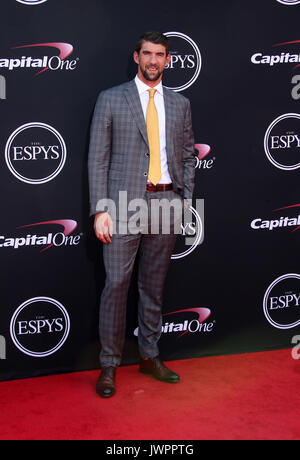 Il 2017 ESPY Awards - Gli arrivi con: Michael Phelps dove: Los Angeles, California, Stati Uniti quando: 12 lug 2017 Credit: FayesVision/WENN.com Foto Stock