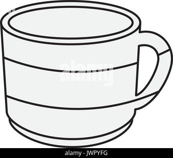 Una deliziosa tazza di caffè Illustrazione Vettoriale