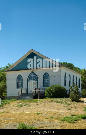 1913 Tedesco chiesa luterana presso il Museo della Montagna West Montrose Colorado negli Stati Uniti. Foto Stock