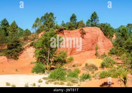 RUSTREL, VAUCLUSE 84 FRANCIA Foto Stock