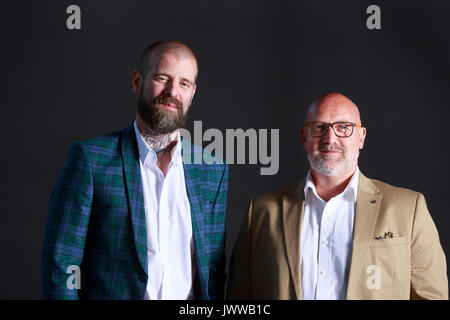 Edimburgo, Scozia, Regno Unito. 14 Ago, 2017. Giorno 3 Edinburgh International Book Festival. Foto di Martin Holmen e Michael J Malone. Credito: pak@ Mera/Alamy Live News Foto Stock