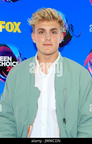 Paolo Paolo presso gli arrivi per Teen Choice Awards 2017 - Arrivi, la Galen Center di Los Angeles, CA il 13 agosto 2017. Foto di: Priscilla concedere/Everett Collection Foto Stock