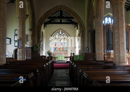 La Chiesa di San Martino, Welton, Northamptonshire, England, Regno Unito Foto Stock