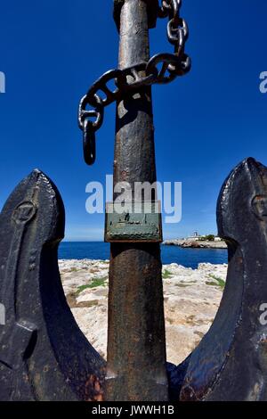 Ancoraggio delle navi Menorca Minorca Foto Stock