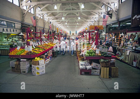 La città internazionale mercato, nel centro cittadino di San Giovanni, New Brunswick, Canada. Foto Stock