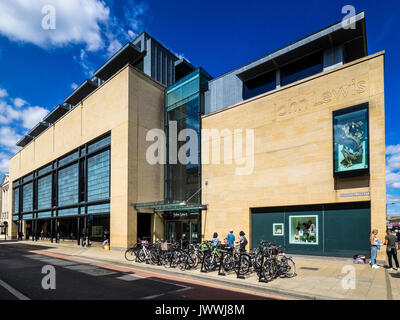 John Lewis department store di Cambridge. Il negozio è stato ricostruito come parte del Grand Arcade lo sviluppo e aperto nel 2007. Foto Stock