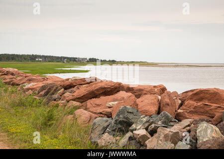 La spiaggia di Robinsons isola su PEI Canada Foto Stock