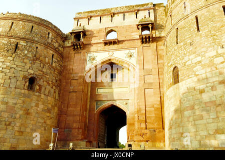 Bara Darwaza a Purana Qila, New Delhi Foto Stock