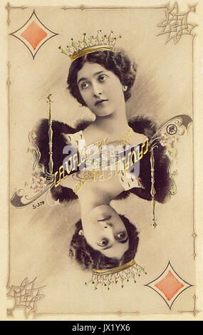 Lina Cavalieri cartolina Foto Stock