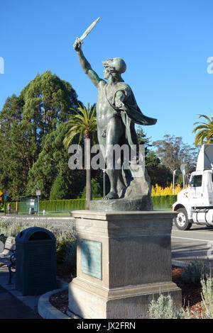 Gladiatore romano da Guillaume (Willem) Geefs, 1881 il Museo de Young, Golden Gate Park DSC00137 Foto Stock